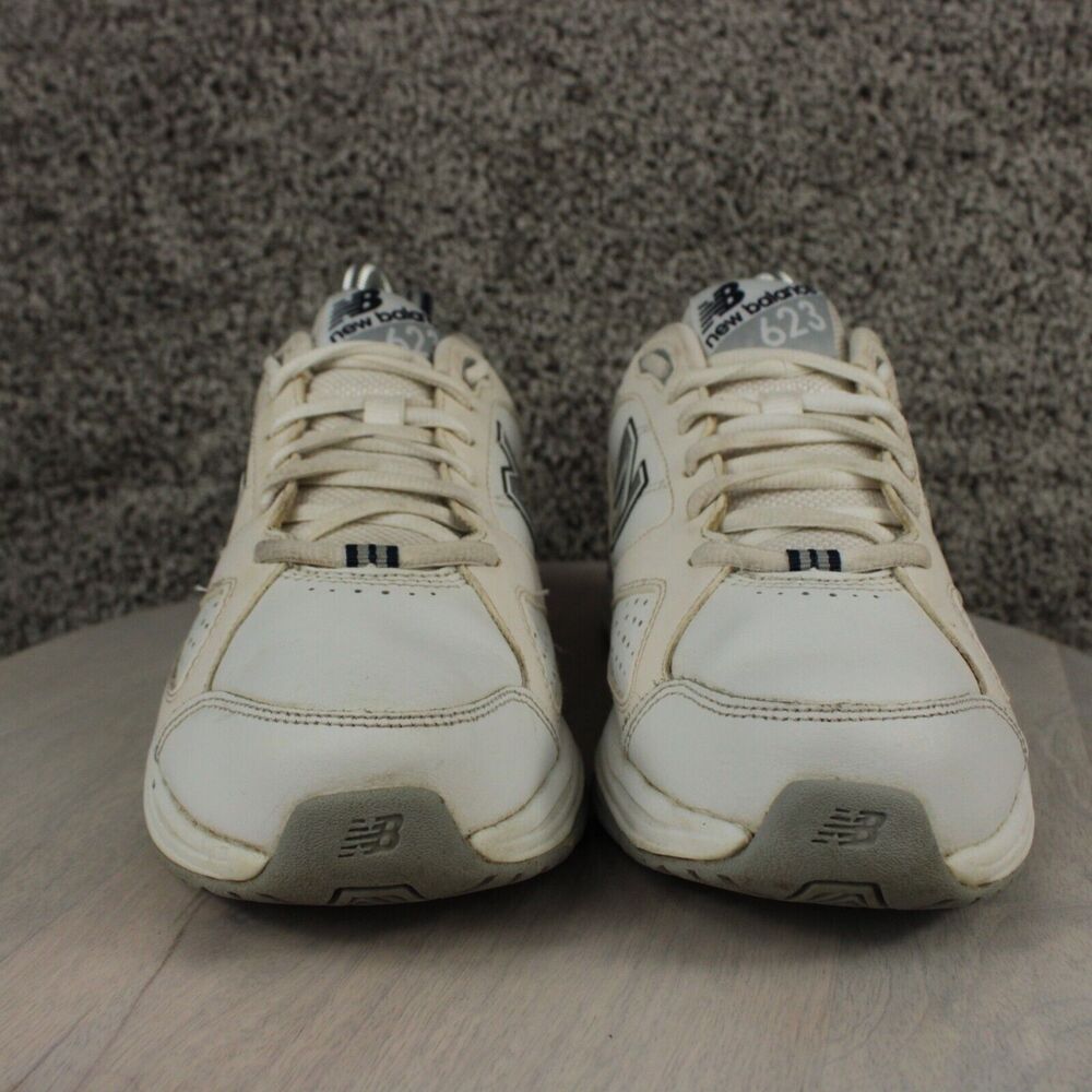 New Balance 623v3 Training Sneakers Mens 8.5 White Leather Athletic - Picture 3 of 12